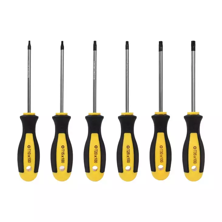 Torx ruuvimeisselisarj 6-os. - Ruuvimeisselit ja -sarjat - 6430017708721 - 1