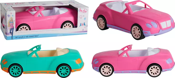 Muotinuken avoauto 42x19x14cm - Sisälelut - 8721037382731 - 1