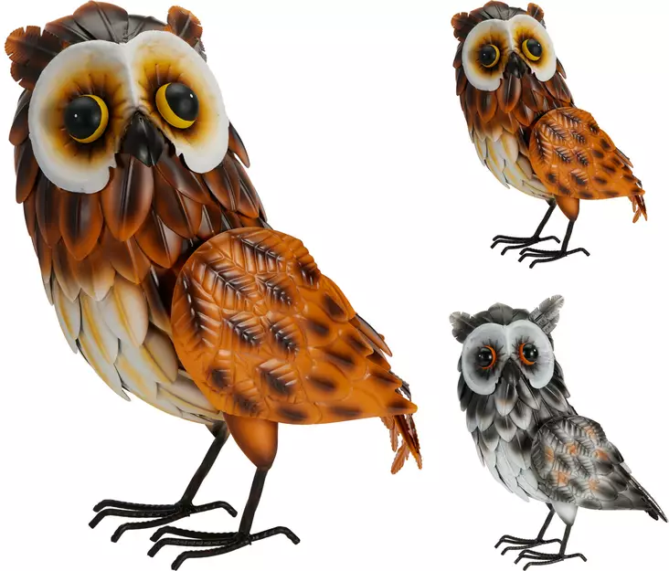 Pöllö puutarhapatsas 37 cm - Puutarhapatsaat, koristeet - 8721037871181 - 1