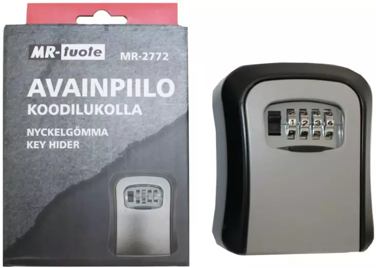 Avainpiilo koodilukolla - Riippulukot, salvat, haat - 6430074695811 - 1