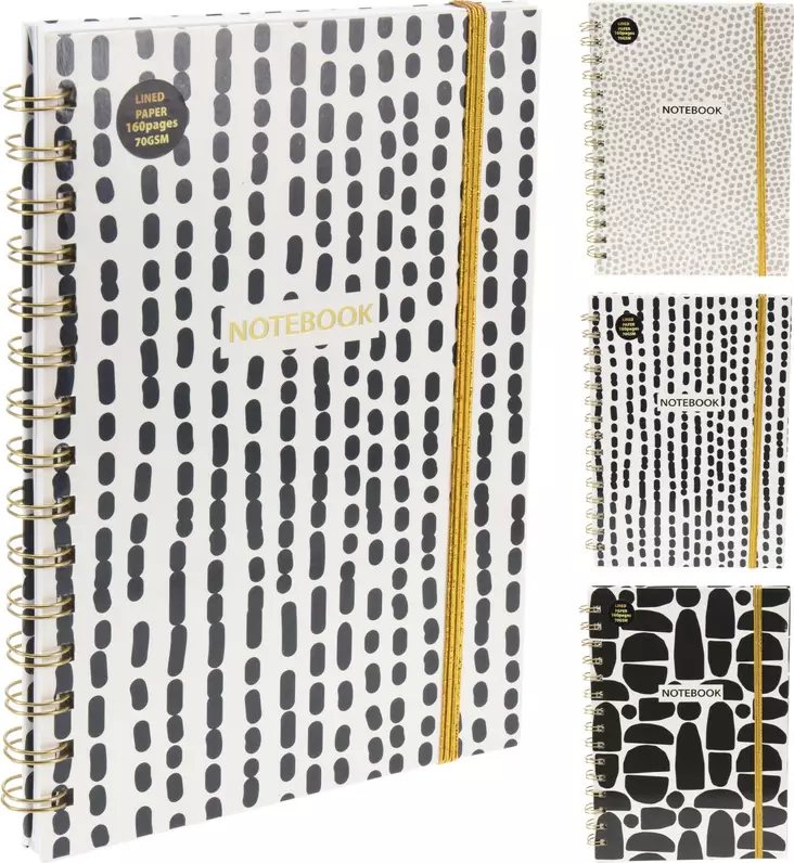 Kierrevihko musta-valkea A4 - Toimistotarvikkeet - 8720573971881 - 1