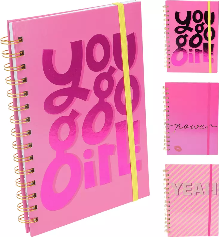 Kierrevihko pinkki A4 - Toimistotarvikkeet - 8720573971911 - 1