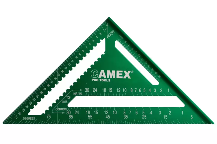 Kolmiosuorakulma 12" 300mm Camex - Muut mittausvälineet - 6438152022771 - 1