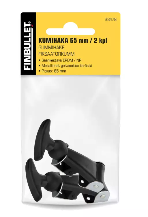 Kumihaka 65 mm 2 kpl/pkt - Peräkärrytarvikkeet - 6438152034781 - 1