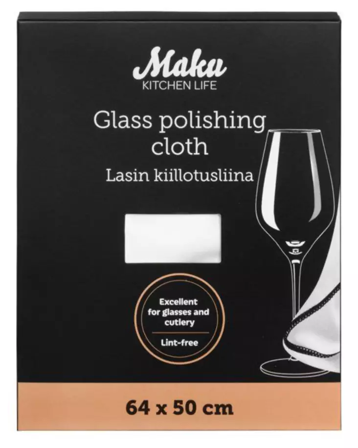 Lasin kiillotusliina 64x50 cm - Muut siivoustuotteet - 6410416523651 - 1