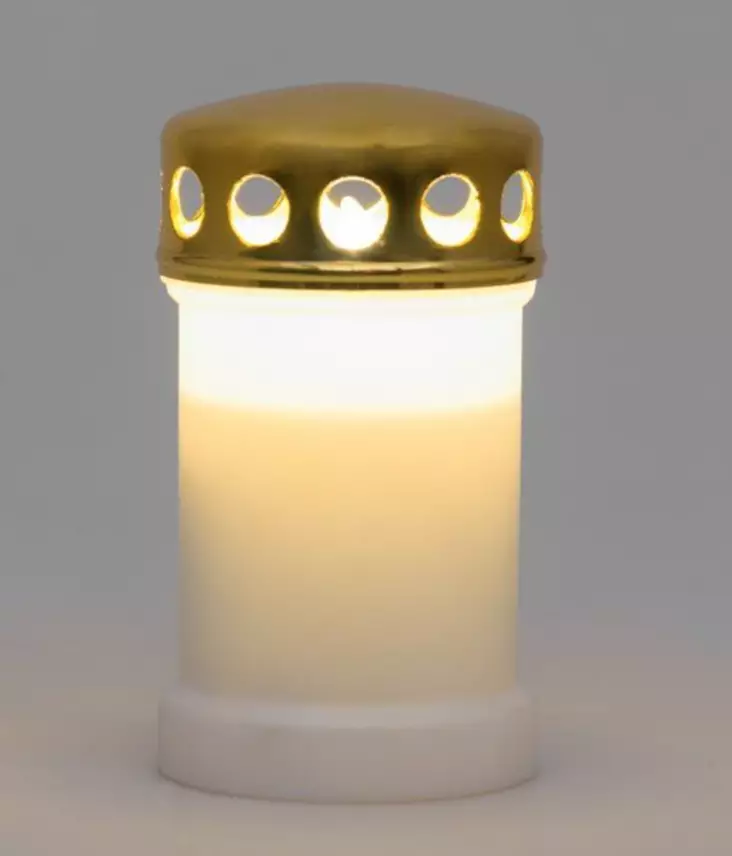 Led-hautakynttilä hämäräkytkimellä - Kynttilät - 6410413081321 - 1