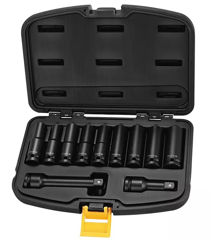 Pitkä voimahylsysarja 1/2" 11-os. 8-21mm - Hylsyt ja -sarjat - 6420286016771 - 1