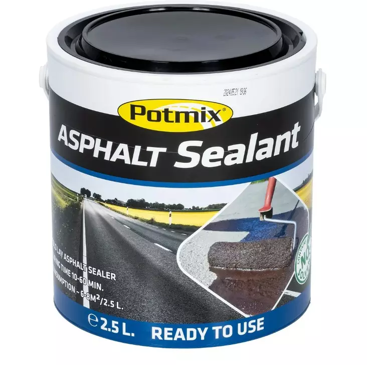 POTMIX asfalttipinnoite 2,5 L - Muut rakennuskemikaalit - svm000007671 - 1