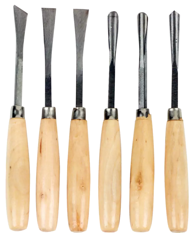 Puunveistosarja 6x165mm - Puukot ja veitset - 8714892620261 - 1