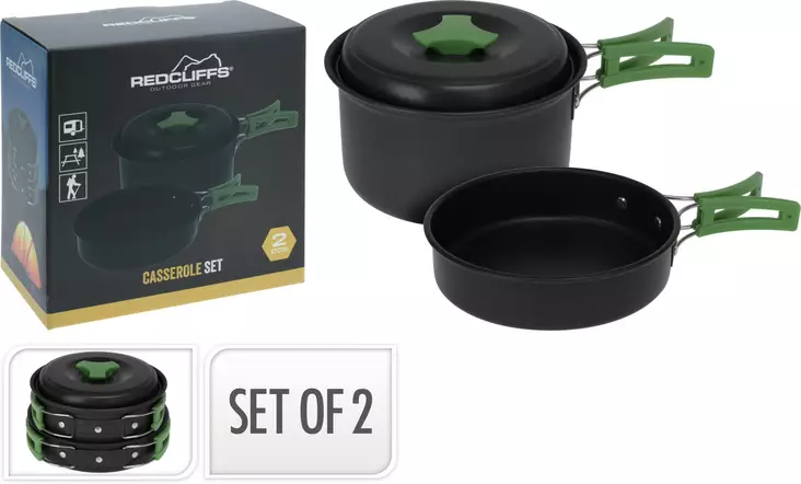 Retkikattilasetti 2-os. - Keittimet ja tarvikkeet - 8720573913591 - 1