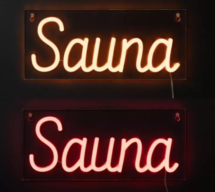 Sauna LED-valoteksti - Sisävalaisimet - 6410416573274 - 1
