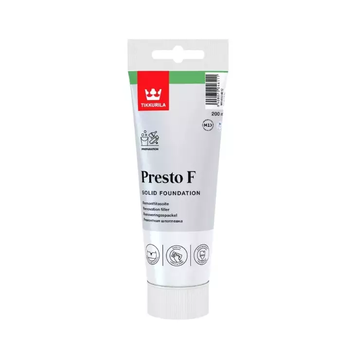 Tikkurila Presto F remonttitasoite - Tasoitteet - 6408070046111 - 1