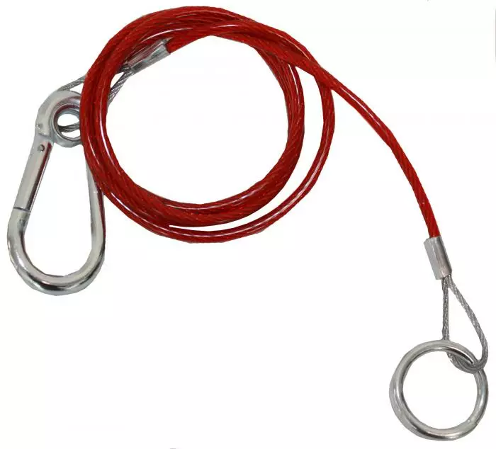 Turvavaijeri 1100 mm / 2,5 mm - Muut kiinnitystarvikkeet - 6430074696221 - 1