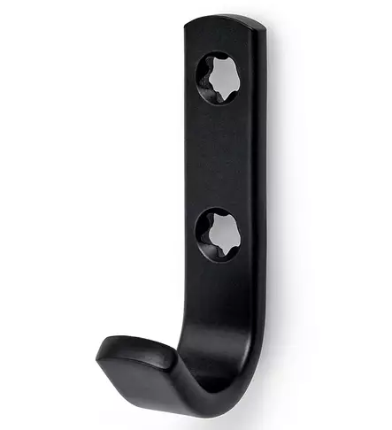 Koulukoukku 1021 musta - Seinäkoukut, naulakot - 7317900155192 - 1