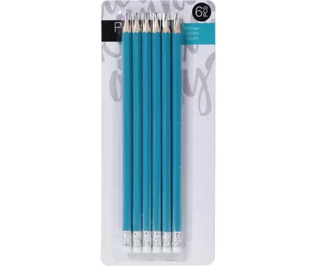 Lyijykynä HB 6 kpl/pkt - Toimistotarvikkeet - 8719202531442 - 1