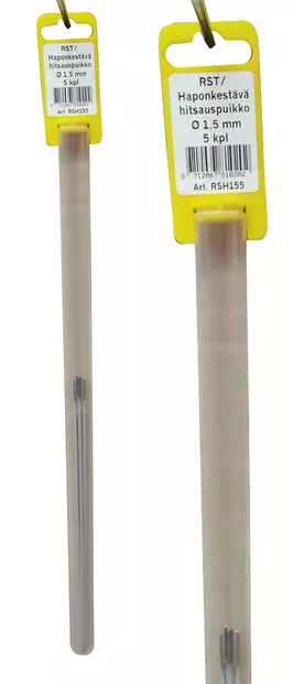 RST/haponkest.hitsauspuikko 1,5 mm 5 kpl - Hitsauspuikot - 8712067810202 - 1