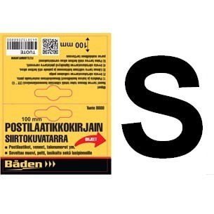Tarrakirjain S 100 mm - Postilaatikot ja numerot - 6438152088562 - 1