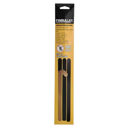 Liukuestepalat 8 kpl 300 mm x 19 mm - Teipit - 6438152023402 - 2