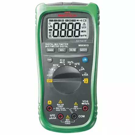 Digitaalinen yleismittari MS8361D - Paristot, testerit - 6438152086322 - 1