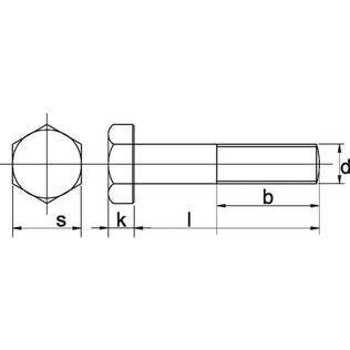 Kuusioruuvi M8 8.8 kuumasinkitty - Pultit ja mutterit, metrinen kierre - 8716106643332 - 2
