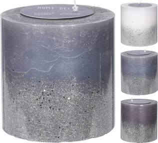 Pöytäkynttilä iso Glitter - Kynttilät - 8719987652622 - 1