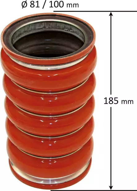 Coolerin letku 81x185mm sopii Scania - Moottori - svm0000008922 - 1