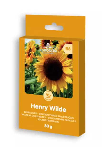 Auringonkukka´Henry Wilde´ 80 g - Siemenet ja siemenperunat - 4770168921092 - 1