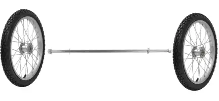 Ilmakumipyörä 2 kpl + akseli - Kärryt, pyörät - 6438152019412 - 2