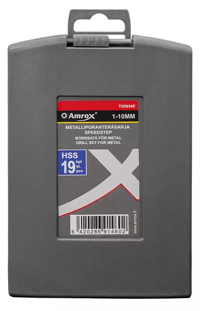 Metalliporanteräsarja HSS Speedstep 19-O - Metalliporanterät - 6420286914602 - 2