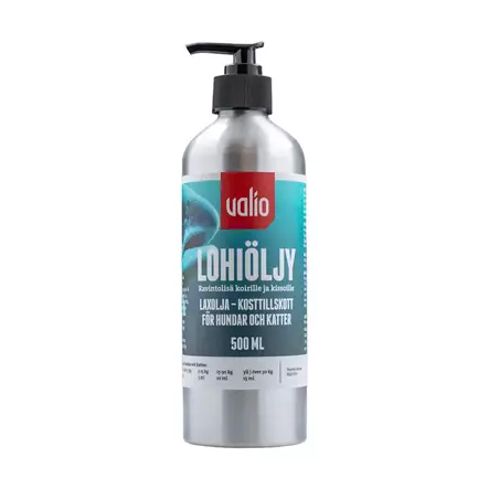 Valio lohiöljy 500 ml - Koiranruoka - 6438347016172 - 1