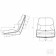 GoPart istuin PVC - Traktorin istuimet - 8716106191512 - 2