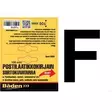 Tarrakirjain F 100 mm - Postilaatikot ja numerot - 6438152088432 - 1