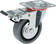 Kalustepyörä kääntyvä jarrulla 75 mm - Kalustepyörät, putkijalat - 8719987287312 - 1