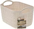Säilytyskori Beige 32x16x14 cm - Laatikot ja korit - 8721037324052 - 1