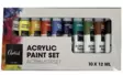 Akryylivärit 10 x 12 ml - Taiteilijatarvikkeet - 8721037026062 - 1