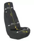 Auton istuinsuoja musta - Traktorin istuimet - 5060012272012 - 3