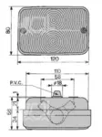 Etuäärivalo, sopii Fiat, Massey Ferguson - Ohjaamo ja kori - svm000007272 - 2