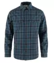 Fjällräven Övik Travel Shirt LS M Indigo Blue-Dark Navy - Retkeilyasusteet - 7323450989682 - 1