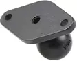 RAM Mounts tasokiinnike 1" kuulalla - Ohjaamotarvikkeet - 8719774247772 - 2