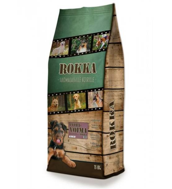 Extravoima Rokka koiran täysravinto 15kg - Koiranruoka - 6430031881042 - 1