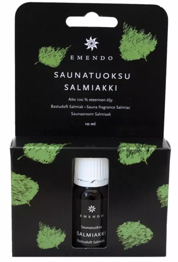 Emendo saunatuoksu Salmiakki 10 ml - Löylytuoksut, saunahunajat - 6417892020322 - 1