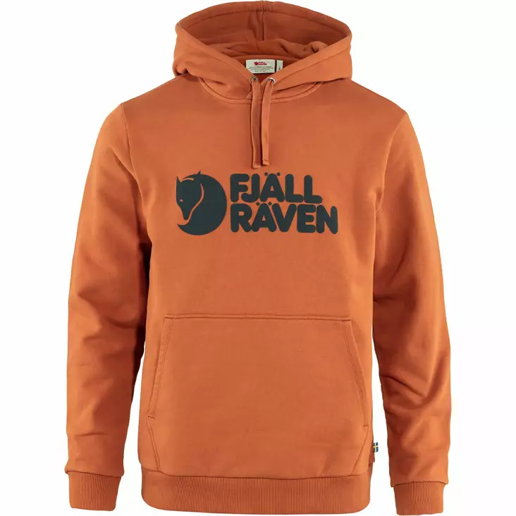 Fjällräven Logo Hoodie M Terracotta Brown - Retkeilyasusteet - 7323450786502 - 1