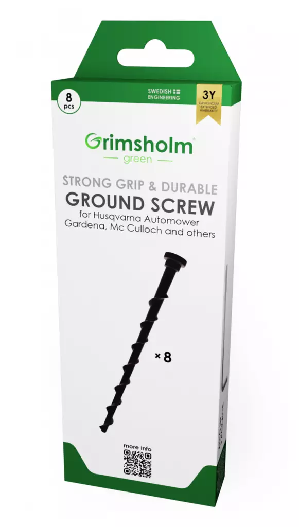 Grimsholm ruuvi 8 kpl/pkt - Ruohonleikkurit - 7350076765482 - 1