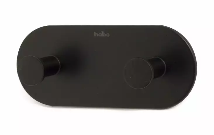 Habo kaksoiskoukku Gentle musta - Seinäkoukut, naulakot - 7317901003652 - 1