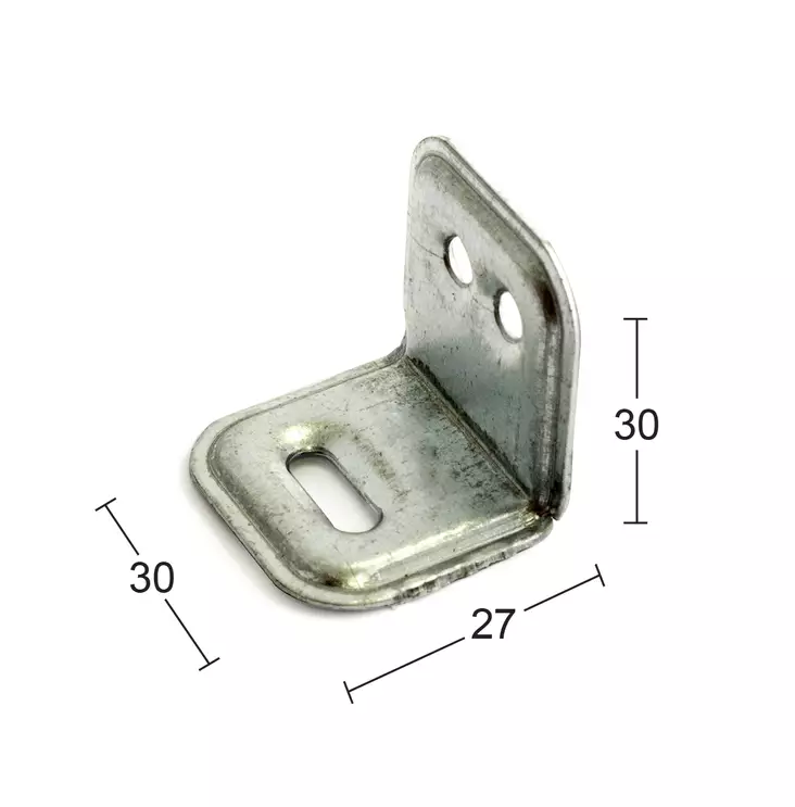 Habo kalustekulma 30 x 30 mm 4 kpl - Naulauskulmat ja -levyt - 7317900016172 - 1