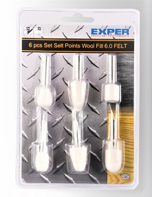 Huopalaikkasarja 6-osainen - Hiomatarvikkeet - 6438081002172 - 1