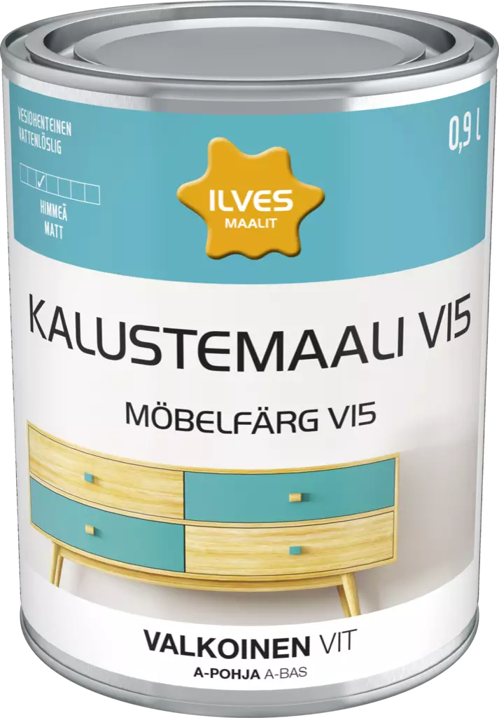 Ilves Kalustemaali V15 A-pohja - Sisämaalit - 6430026958872 - 1