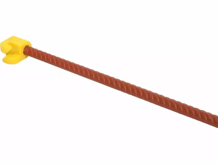 Jousiteräspylväs 1100 x 10 mm eristimellä (P) - Aitapaalut - 5700033644992 - 1