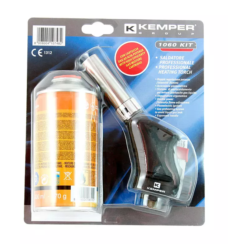 Kemper kaasupoltin patruunalla - Muut hitsaustarvikkeet - 8008004107482 - 1