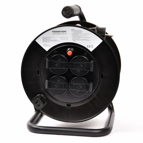 Kempten kaapelikela IP44 20 m, 3 x 1,5 mm² - Jatkojohdot - 6438152085202 - 1